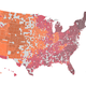 Illustration for article titled Facebook Fandom Maps Show Who America Is Rooting For This Sunday